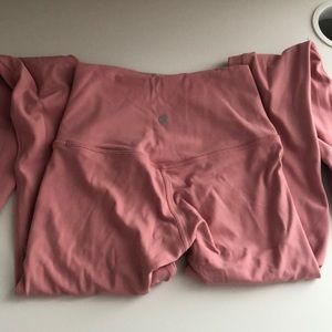 Lululemon pink leggings